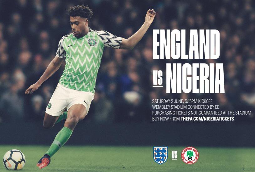 England faces Nigeria at Wembley Trumpet Media Group